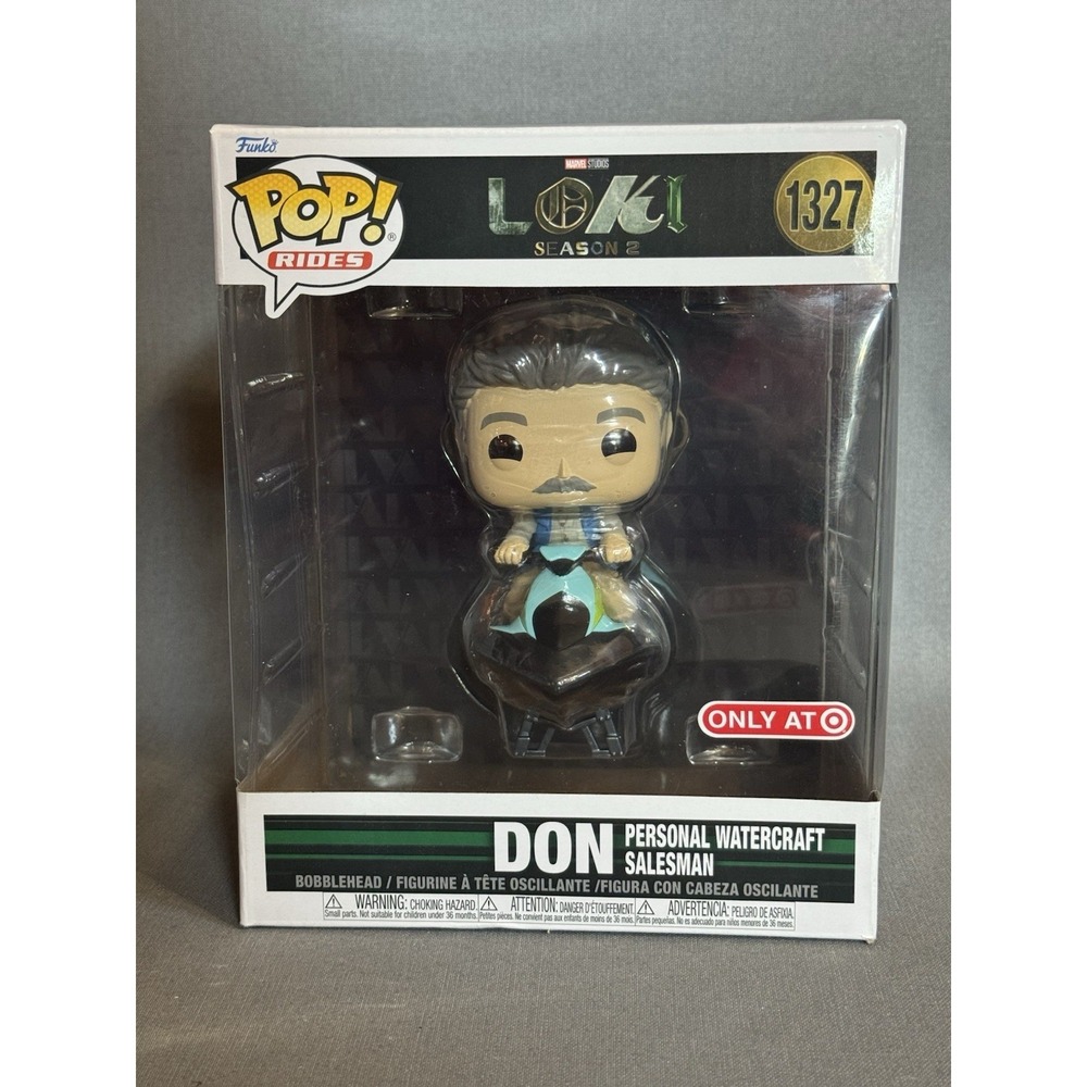 Funko Pop Rides! Don Personal Watercraft Salesman Target Exclusive #1327 Loki S2